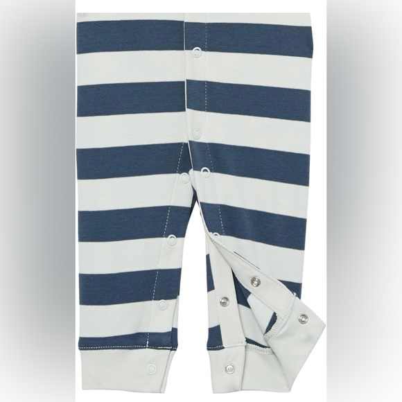 Amazon Aware Unisex Babies' Organic Cotton Footless Coverall, Pack of 2 blue - Picture 3 of 3